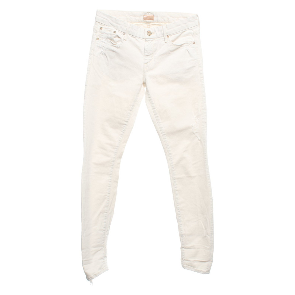 Mother Jeans in Crema