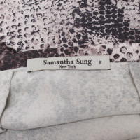 Samantha Sung Zijden rok met patroon
