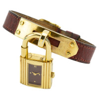 Hermès Horloge Staal in Goud