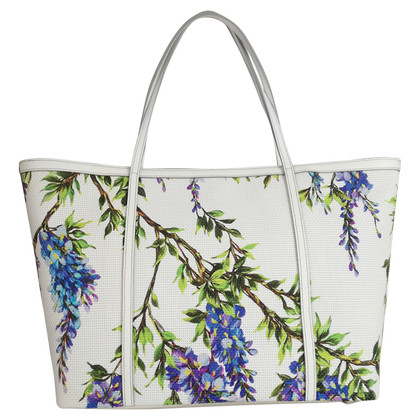 Dolce & Gabbana Large handbag with flowers