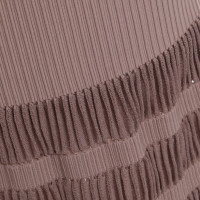 Alaïa Robe avec structure tricot côtelé
