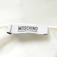 Moschino Kleid aus Seide in Creme