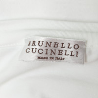 Brunello Cucinelli T-Shirt in Weiß