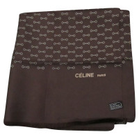 Céline Brown silk scarf