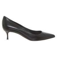 Sergio Rossi Pumps/Peeptoes Leer in Zwart