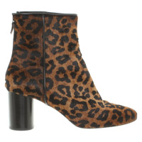 Sandro Ankle boots with leopard print