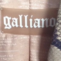 John Galliano Leather jacket in Snake look