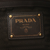 Prada Shopper leather in anthracite