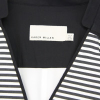 Karen Millen Kleid in Schwarz-Weiß
