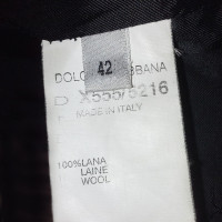 Dolce & Gabbana Zwarte wol jas