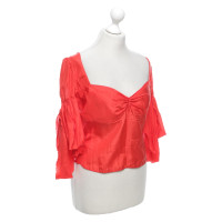 Giorgio Armani Bluse in Rot