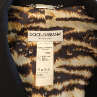 Dolce & Gabbana Jacke aus schwarzer Wolle