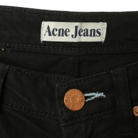 Acne Black jeans with washing