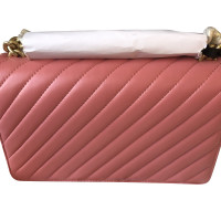 Pinko Handtasche aus Leder in Rosa / Pink