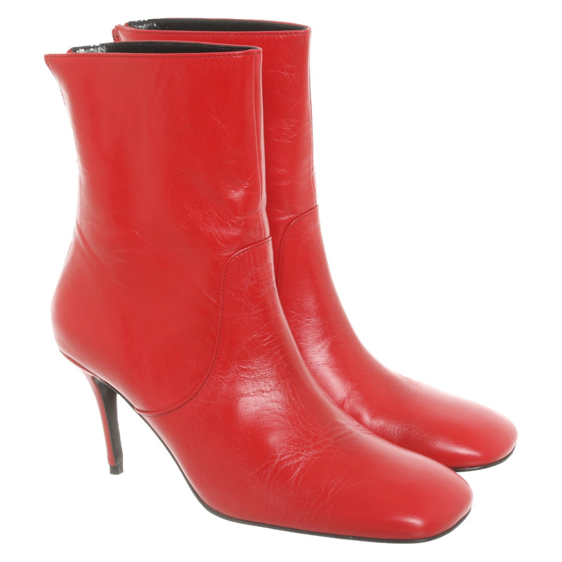 Dorateymur Ankle boots Leather in Red 
