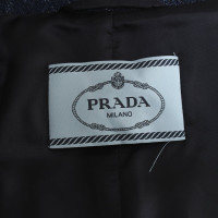 Prada Jas/Mantel Katoen in Blauw