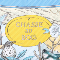 Hermès Sciarpa di seta "Chasse au Bois"