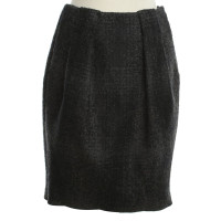 Prada Tweed skirt in anthracite