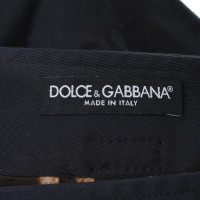 Dolce & Gabbana Gonna blu scuro