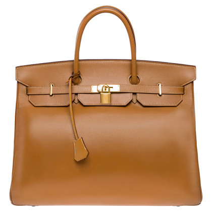 Hermès Birkin Bag 40 aus Leder in Gold