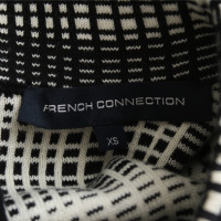 French Connection Sweater in black and white