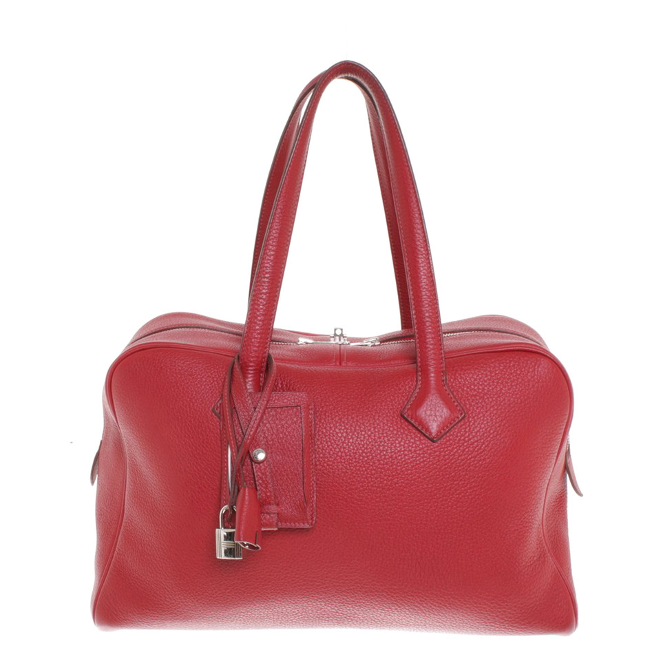 Hermès Victoria Bag en rouge