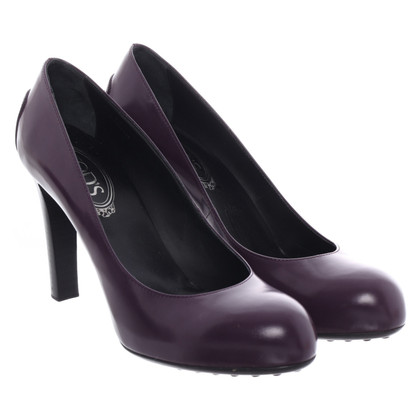 Tod's Pumps/Peeptoes Leather in Violet