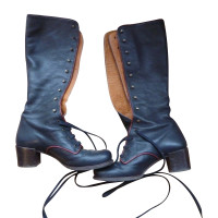 Chie Mihara Stiefel aus Leder in Blau