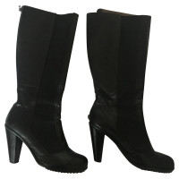 Dkny Black leather boots