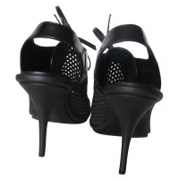 Balenciaga Black peep toes