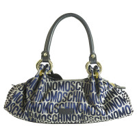 Moschino Umhängetasche aus Canvas in Blau