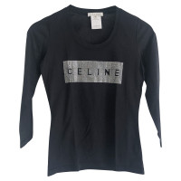 Céline Top Cotton in Black
