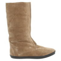 Burberry Boots Suede in Brown