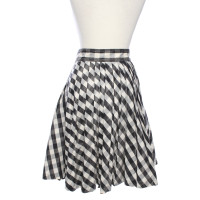 Diane Von Furstenberg skirt with checked pattern