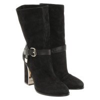 Le Silla  Bottines en Daim en Noir