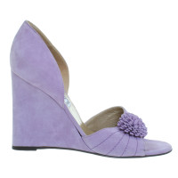 Gianni Versace Wedges in Violett