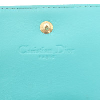Christian Dior Sac à main/Portefeuille en Cuir verni en Bleu
