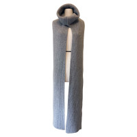 Acne Lambswool grigio scuro melange foulard