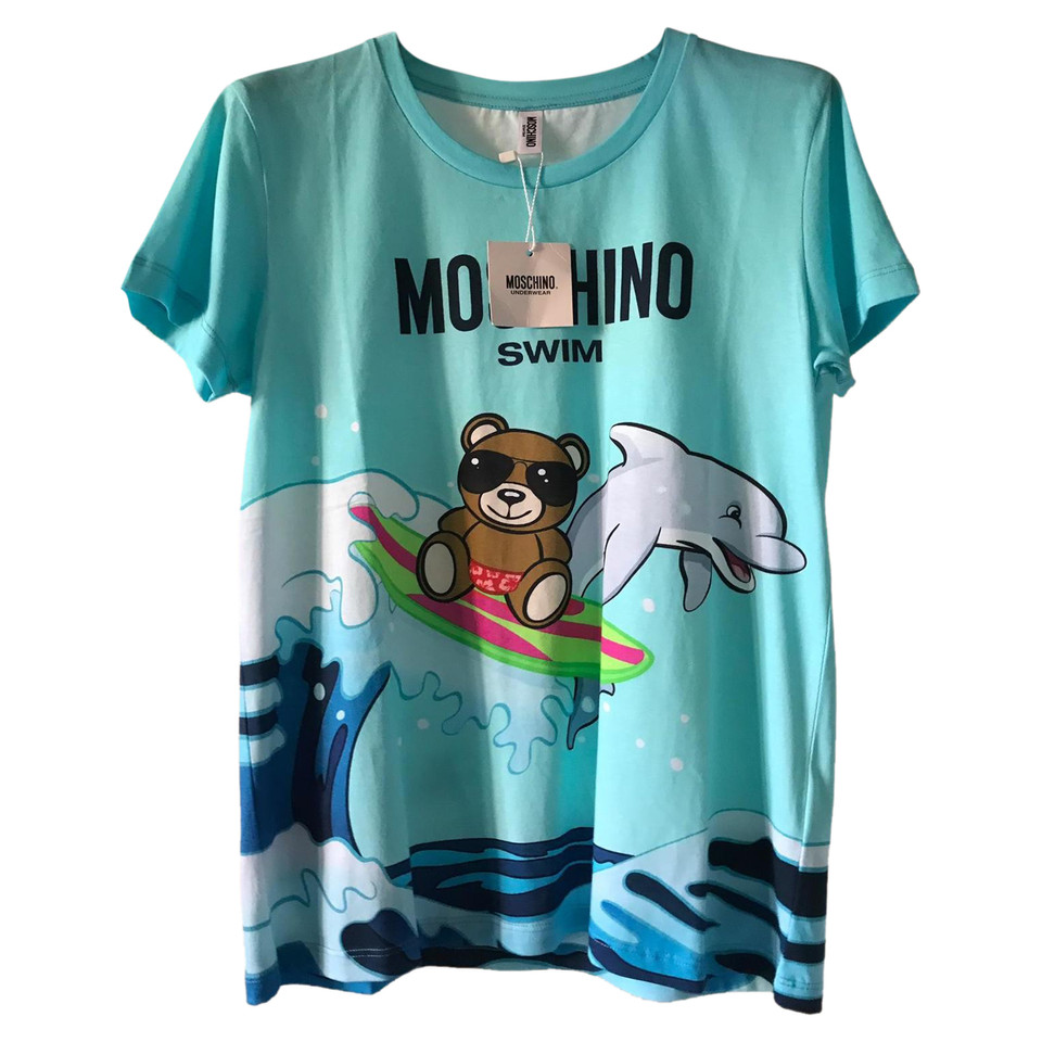Moschino Knitwear Cotton in Turquoise