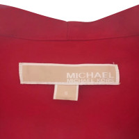 Michael Kors Rode zijde blouse