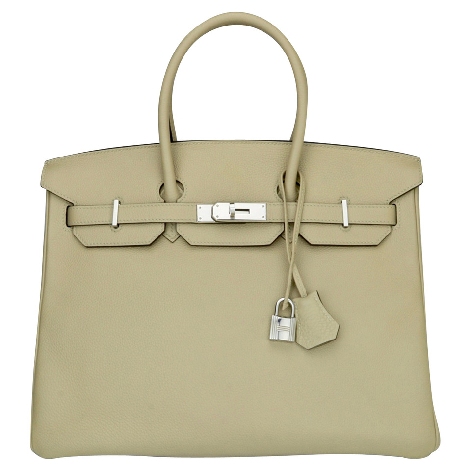 Hermès Birkin Bag 35 en Cuir en Beige