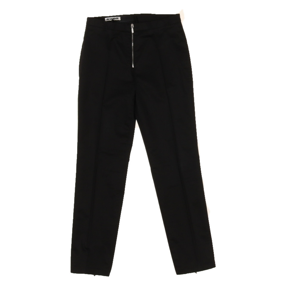 Jil Sander Trousers Cotton in Black