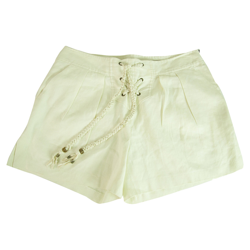 Diane Von Furstenberg Short Linnen in Crème