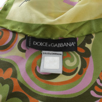 Dolce & Gabbana Kleurrijke zijden sjaal