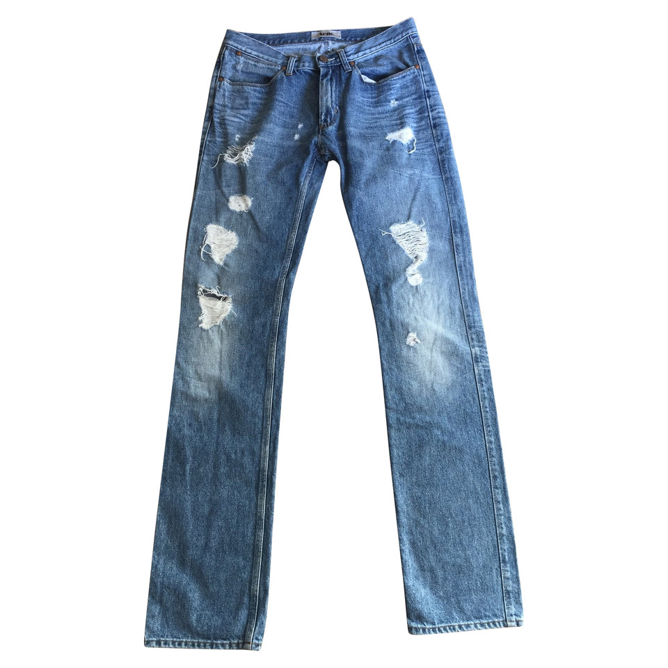 Acne Jeans au look détruit