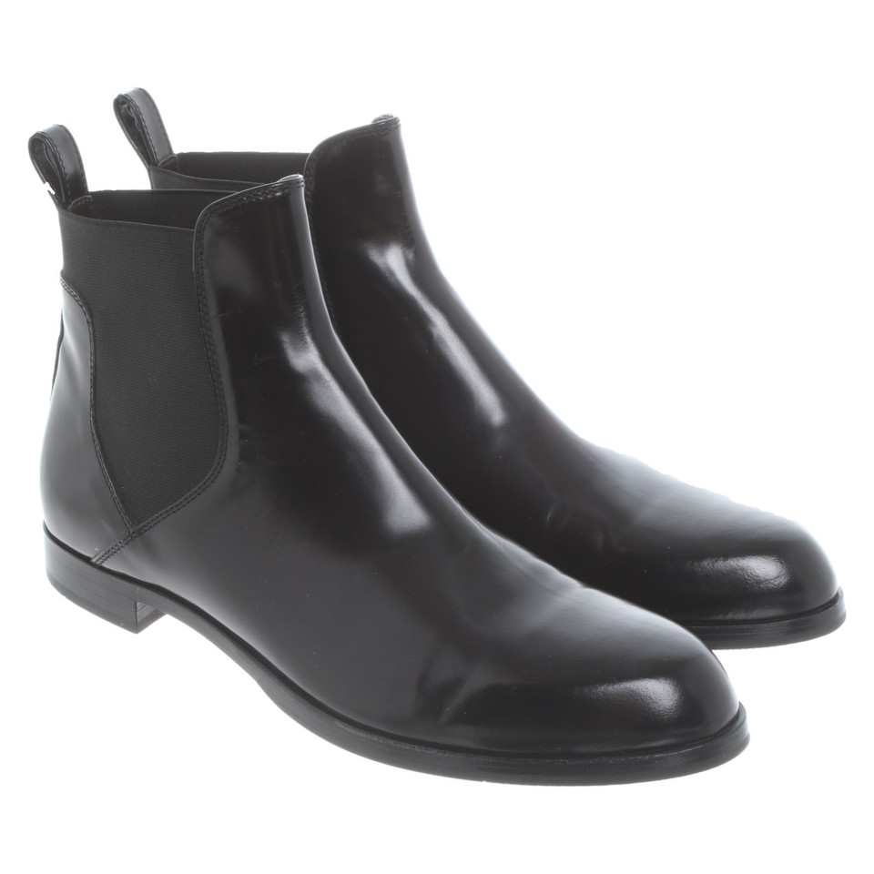 Agl Stiefeletten aus Leder in Schwarz