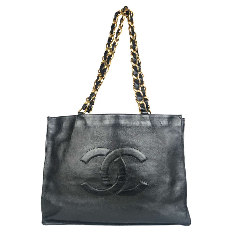 Chanel Tote bag Leather in Black