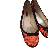 Dolce & Gabbana Slippers/Ballerinas Leather in Orange