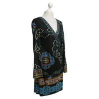 Hale Bob Robe en soie avec motif