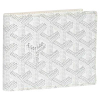 Goyard Täschchen/Portemonnaie aus Canvas in Weiß